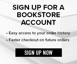 Sign up for a bookstore account. Sign up now.
